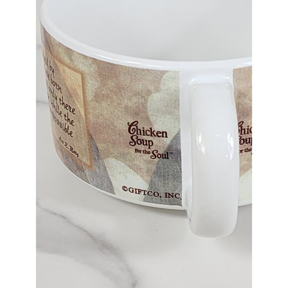 Chicken Bowl Soup Mug Cup For The Soul Giftco Kitchen Dinnerware x2 Vintage - Picture 9 of 13